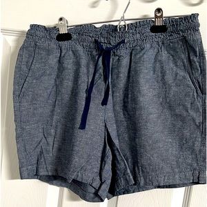 Jachs Girlfriend linen blend shorts size small